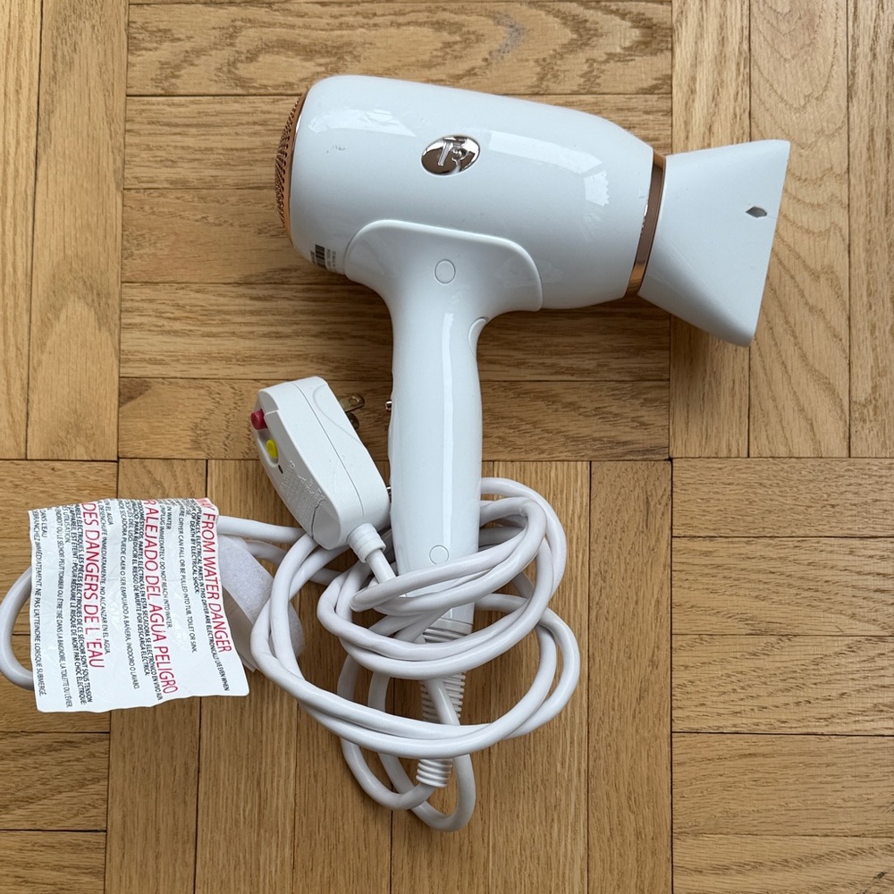 T3 Fit Compact Hair Dryer White/Rose Gold